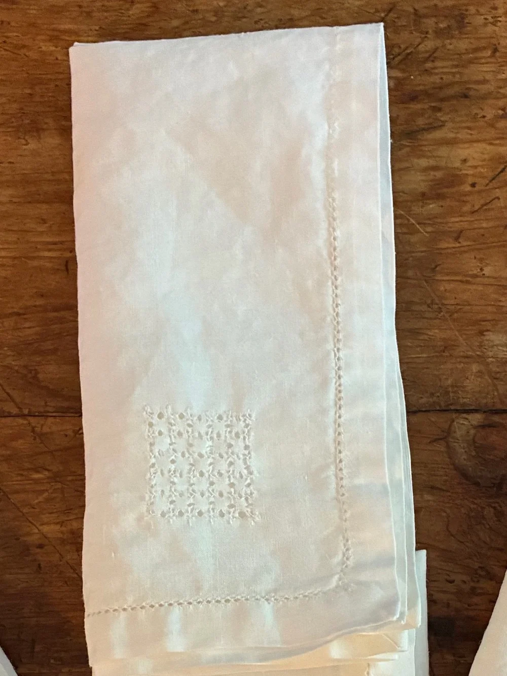 4 - Vintage 1900-1930’s Linen Napkins